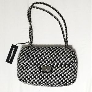 KARL LAGERFELD TWEED HANDBAG